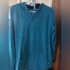 Tuff Athletics Teal Hooded Top